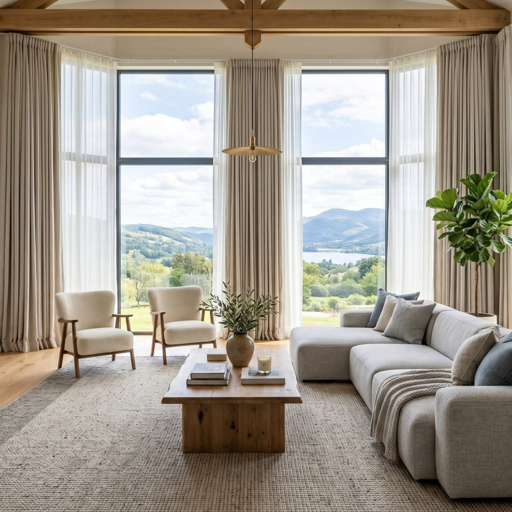 Comment habiller une grande baie vitrée avec élégance ?