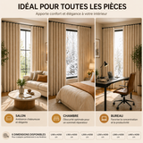 Rideau Thermique Velours – Garde la fraîcheur en été, la chaleur en hiver