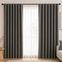 Rideau Occultant Effet Lin – Pour dormir dans le noir complet