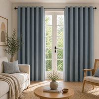 Rideau Thermique Grande Hauteur 310 cm – Jacquard épais pour salon et grandes baies