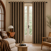 Rideau Thermique Grande Hauteur 310 cm – Jacquard épais pour salon et grandes baies